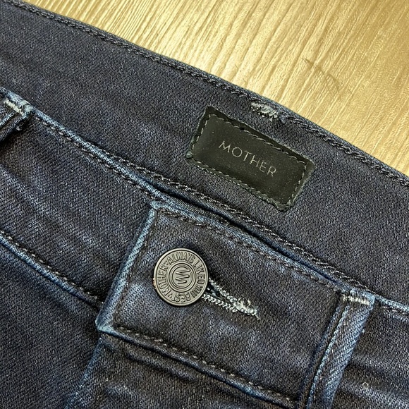 MOTHER The midrise dazzler ankle fray holding hands jeans SIZE 26 0960 - Picture 7 of 9